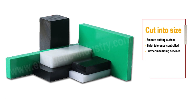 Round Square Wear Resistance UHMWPE Outrigger Pad Jack Pad with SGS ISO