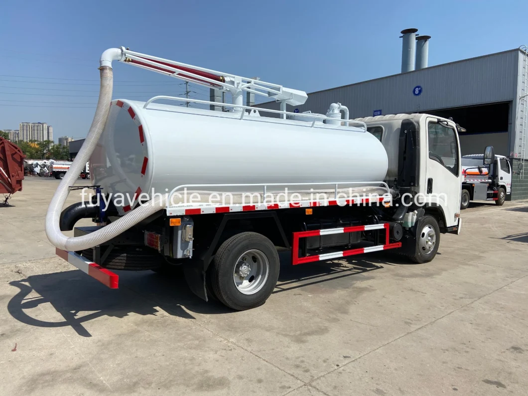 I Suzu 5000L Liquid Waste Disposal Truck 5 Cubic Fecal Suction Truck Price