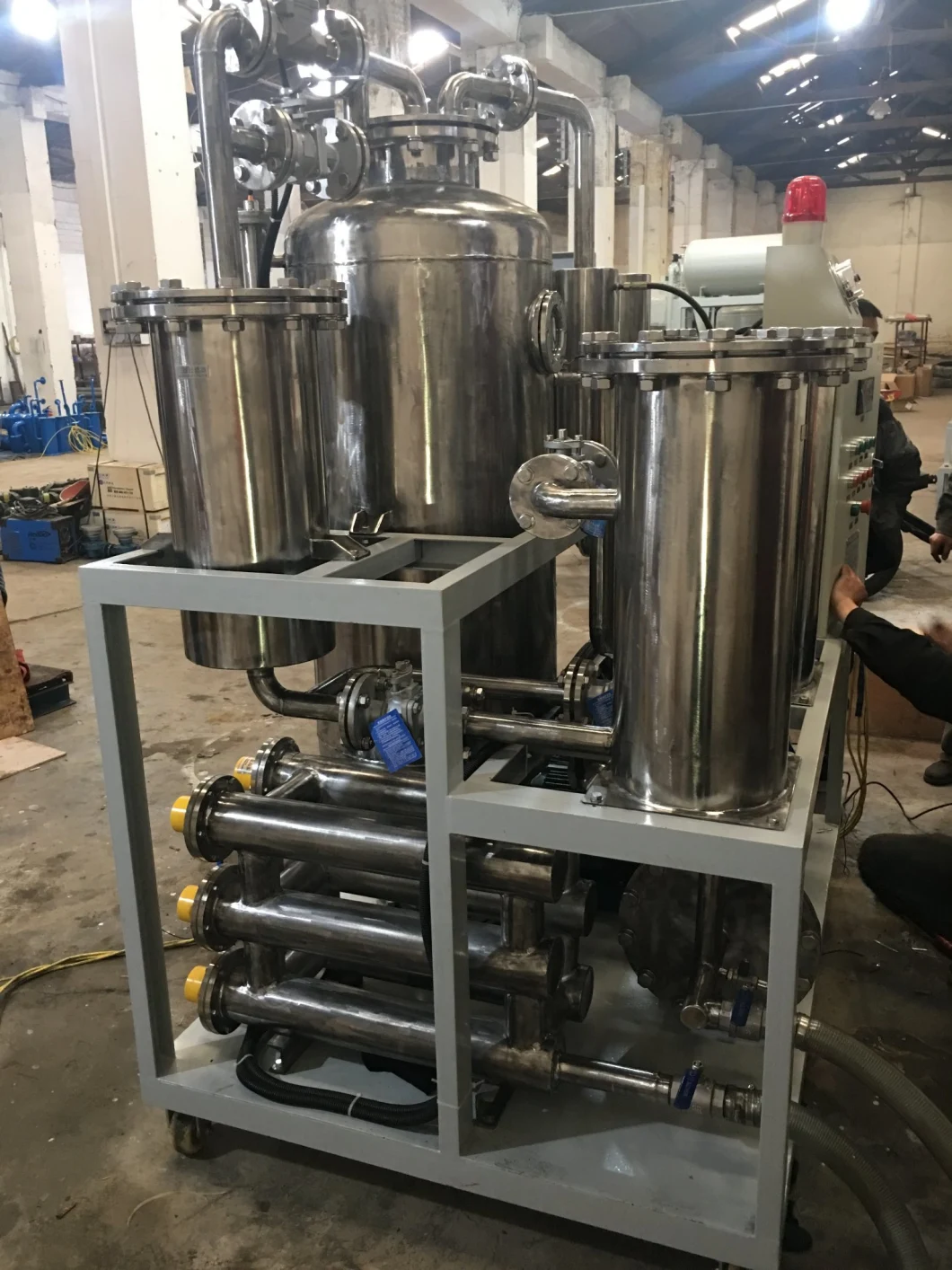 Stainless Eh Phosphate Ester Fire-Resistant Oil Purifier