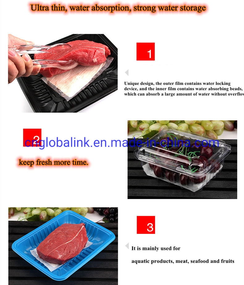 Supermarket Use Meat Pad Absorbent Pad