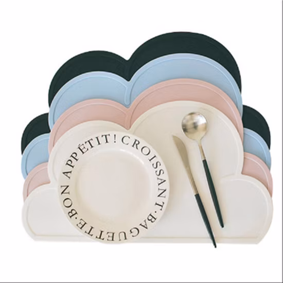 Mesa Redonda Copo Esteira Resistente ao Calor Base de Silicone Almofada Quente