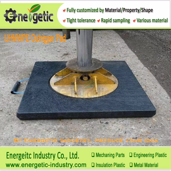 Placa de escoramento de guindaste UHMWPE Esteira de estabilizador UHMWPE Esteira de bomba/tapete de guindaste/almofadas de estabilizador de guindaste/almofada de guindaste