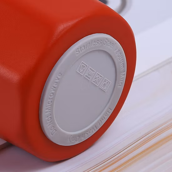 Caneca de café de parede dupla para manter o frio quente, sem BPA, para cuidados de saúde, em aço inoxidável, copo de cola, frasco a vácuo, garrafa de água, caneca para carro com alça 380ml 500ml