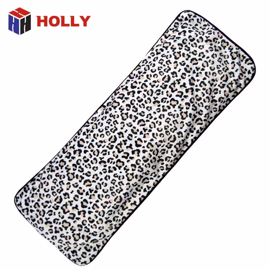 Grânulos de Design de Grão Leopardo Pacote de Saco de Trigo Lavanda para Microondas Almofada Térmica para Pescoço